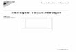 intelligent Touch Manager€¦ · Installation Manual 3P291714-2 DCM601A71 intelligent Touch Manager English 3 Safety Considerations “All phases of the field-installation, including,