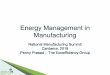 PowerPoint Presentation - National Manufacturing Summit€¦ · Refrigeration efficiency is measured in terms of Coefficient of Performance (COP) ... total energy input (kW) The higher