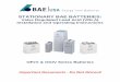 STATIONARY BAE BATTERIES Stationary Valve Regulated Lead Acid (VRLA) Batteries, Installation and Operating