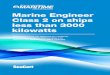 Marine Engineer Class 2 on ships less than 3000 kilowatts€¦ · Marine Engineer Class 2 on ships less than 3000 kilowatts (MEC 2