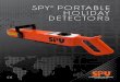spy portable holiday detectors NACE RP0274, NACE SP0188, NACE SP0490, NACE TM0186, NACE TM0384 780 DC