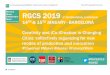 #RGCS2019 Creativity and (Co-)Creation in Changing Cities ... · 3rd International Symposium #RGCS2019 “Creativity and (Co-)Creation in Changing Cities” 14th and 15th January