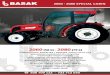basak traktory 3 - brožura 1-2020 A4 · 3-válcový motor SONALIKA / PERKINS emisní norma III A převodovka mechanická 16 x 8 Synchro mechanický reverzor pojezdu zadní uzávěrka