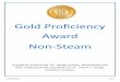 Gold Proficiency Award Non Steam€¦ · 12/10/2016 3 V2.2 Gold Award Non-Steam Loco Driver Part 1 Signals and Points Explain the signal and points systems at your club, the reasons