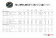 TOURNAMENT SCHEDULE 2018 - PokerStars€¦ · TOURNAMENT SCHEDULE 2018 TIME # EVENT FORMAT BUY-IN STARTING STACK LEVEL TIME STARTING BLINDS REGISTRATION CLOSES ENTRY ADMIN STAFF Thursday,