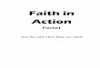 Faith in Action Adoration, praying a Rosary or Praying with Scripture, ontemplating on the Lord¢â‚¬â„¢s