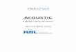 Acoustic 2019 SyllabusSpecification Unformatted 090919€¦ · Welcome to the Rockschool 2019–2022 syllabus for Acoustic guitar. This syllabus guide is designed to give teachers,