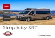 SimplicitySRT Brochure Final-Web€¦ · Stability program - including wind assist, sway assist, drift X compensation, Trailer sway, engine drag control, rollover mitigation, Electronic