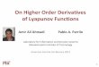 On Higher Order Derivatives of Lyapunov Functionsweb.mit.edu/~a_a_a/Public/Presentations/non_monotonic...1 On Higher Order Derivatives of Lyapunov Functions Amir Ali Ahmadi Pablo A