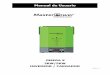 Manual de Usuario - Master Battery, S.L. · 3. Inserte el terminal de anillo del cable de la batería de plano en el conector de la batería del inversor y asegúrese de que los tornillos