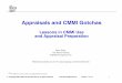 Appraisals and CMMI Gotchas...Title: 6978-cmmihazards-v1p4.ppt Author: neil potter Created Date: 11/5/2008 11:05:31 AM