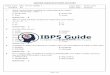 MASTER QUESTION PAPER WITH KEY - IBPS Guide · 2018-12-29 · MASTER QUESTION PAPER WITH KEY SSC_181117_GRAD_1 60 18 -Nov 2017 10:00 am Exam Code : Exam Date : Duration : Exam Time