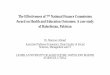 The Effectiveness of 7th National Finance …...The Effectiveness of 7th National Finance Commission Award on Health and Education Outcomes: A case study of Balochistan, Pakistan Dr