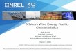 Offshore Wind Energy Facility Characteristics...Offshore Wind –Current Technology Status • 111 projects, over 13,000 MW installed (end of 2016) • 99% are on fixed bottom support