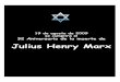 Julius Henry Marx - Amnesia Internationalamnesiainternational.net/sites/default/files/GROUCHO.pdf · Groucho Marx en su recuerdo. 38 0currencias de Groucho ... socio a un tipo como