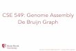 CSE 549: Genome Assembly De Bruijn Graph · CSE 549: Genome Assembly De Bruijn Graph All slides in this lecture not marked with “*” courtesy of Ben Langmead