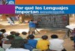 Por qué los Lenguajes Importan - SIL International · 2012-11-20 · mejorar su dieta. “A fin de reducir la pobreza, el programa de educación de adultos se debería mediar en