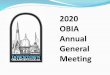 2020 OBIA Annual General Meeting...Blues & Jazz Festival, Farmers’ Market, Taste of Orangeville, Harvest Celebration, Moonlight Magic and 3rd Party events (Celebrate Your Awesome,
