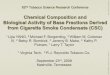 Chemical Composition and Biological Activity of Base ... · 62ndTobacco Science Research Conference Chemical Composition and Biological Activity of Base Fractions Derived from Cigarette
