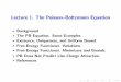Lecture 1. The Poisson{Boltzmann Equationbli/presentations/Taiwan2015_Lecture1.pdfLecture 1. The Poisson{Boltzmann Equation I Background I The PB Equation. Some Examples I Existence,