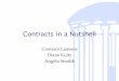 Contracts in a Nutshell - UNC Research · Contract Liaisons •Request Form – Now required for all new contracts processed by CLs – One page to be completed and signed by PI –