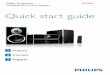 Philips Streamium MCi500H Wireless Micro Hi-Fi …...Wireless micro hi-fi system Quick start guide 1 3 2 MCi500H Prepare Connect Enjoy Printed in China wk8191 Specifications are subject