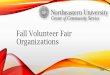 Fall Volunteer Fair - Northeastern University · Mission “Boston Housing Authority provides affordable housing to low-income families. Our Volunteer Interpreters Program provides