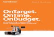 OnTarget. OnTime. OnBudget. - Carestream · OnTarget. OnTime. OnBudget. ... ˚eld of view, to capture the full anatomy of interest in a single scan. ... service and potential revenue