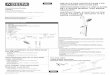 88866 INSTALLATION INSTRUCTIONS FOR HAND SHOWER WITH … Rev A.pdf · 2016-11-28 · Model/Modelo/Modèle 75806 Series/Series/Seria INSTALLATION INSTRUCTIONS FOR HAND SHOWER WITH