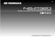 NS-P320 - Yamaha Canada Music · NS-P320 (Including SW-P201 subwoofer system) HOME CINEMA 5.1CH SPEAKER PACKAGE OWNER’S MANUAL U B. II • Explanation of Graphical Symbols The lightning