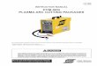 PCM-500i PLASMA ARC CUTTING PACKAGES - ESAB equipment... · PCM-500i PLASMA ARC CUTTING PACKAGES These INSTRUCTIONS are for experienced operators. If you are not fully familiar with