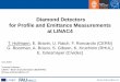 Diamond Detectors for Profile and Emittance Measurements ... · thomas.hofmann@cern.ch Summary – Diamond for Beam Profiling • pCVD Diamond Strip Detector – 3 & 12 MeV H 0 Detection