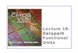Lecture 18: Datapath Functional vlsi1/notes/ ¢  18: Datapath Functional Units 19CMOS VLSI DesignCMOS