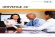UNIVERGE 3C - NEC · UNIVERGE 3C’s softphone is an invaluable endpoint option for mobile and remote users and offers them many of the same features they have come to expect from