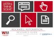 ROCKWELL AUTOMATION RESOURCE GUIDE · Rockwell Automation and non-Rockwell Automation products, available on an as-needed, scheduled, or full-time basis. Training Advisor. An online