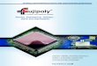 FU Fujipoly Catalog.pdf · 36 Fusible Tapes Insulative and conductive self-fusing tapes 37 Custom Silicone Rubber Extrusions Complex co-extruded shapes, gaskets and seals 38-45 Design