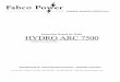 Instruction Manual for Model HYDRO ARC 7500 Arc 7500.pdf · Instruction Manual for Model HYDRO ARC 7500 Hydraulic Generator/Welder . Manufacturing of: Vehicle Mounted Generators •
