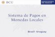 Sistema de Pagos en Monedas Locales · Sistema de Pagos en Monedas Locales 4.- Características Fundamentales . Sistema de pagos transfronterizo integrado a los sistemas de pagos