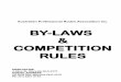 BY-LAWS COMPETITION RULES - Australian rodeo rule book new.pdf · 40.1 Steer Roping Contest 41.1 Steer Wrestling 42.1 Team Roping 43.1 Steer or Bullock Riding 44.1 Junior Bull Riding