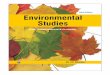Third Edition Environmental Studies · problems at local, regional and global levels. ENVIRONMENT The term ‘environment’ means surroundings, in which the organisms live. It is
