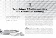 Teaching Mathematics for Understandingptgmedia.pearsoncmg.com/imprint_downloads/merrill_professional/… · 4 Chapter 1 Teaching Mathematics for Understanding 6. Attend to precision