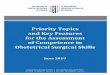 Priority Topics and Key Features for the Assessment of ...€¦ · Priority Topics and Key Features for the Assessment of Competence in Obstetrical Surgical Skills 2 • The foundational