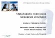 Stata logistic regression nomogram generator · 2015-06-24 · NOTICE • Nomogram generators for logistic and Cox regression models have been updated since this presentation. •