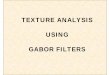 TEXTURE ANALYSIS USING GABOR FILTERSsdas/courses/CV_DIP/PDF/Lect-Gabor_filt.pdf · Some properties of Gabor filters: • A tunable bandpass filter • Similar to a STFT or windowed