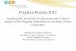 Flagship Results 2012 · Survey Process Consulted with Flagship Partners, NSEP, IIE to develop questions for inclusion in the surveys THE LANGUAGE FLAGSHIP Results: 2012 Created draft