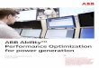 ABB Ability™ Performance Optimization for power generation...Performance Optimization for Power Generation offers substantial economic benefits and competitive advantages: For non-profit,