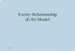 Entity-Relationship (E/R) Model - WBUTHELP.COM · Entity-Relationship (E/R) Model Widely used conceptual level data model • proposed by Peter P Chen in 1970s Data model to describe