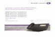 Alcatel-Lucent OmniPCX Office Rich Communication Edition · Alcatel-Lucent 8028 Premium Deskphone The labels and icons displayed on the phone depend on the type of the set. Some features