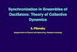 Synchronization in Ensembles of Oscillators: Theory of ...irs.math.cnrs.fr/2014/pdf/Pikovsky_IRS_2014.pdf · Relation to Ott-Antonsen equations [E. Ott and T. M. Antonsen, CHAOS 18