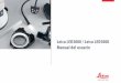 Leica LED3000 / Leica LED5000 Manual del usuario LED5000 HDI/User … · Leica LED5000 HDI Información sobre Leica LED5000 HDI 84 Leica LED5000 HDI: Montaje 85 Leica LED5000 HDI: